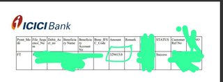 Payment proof
