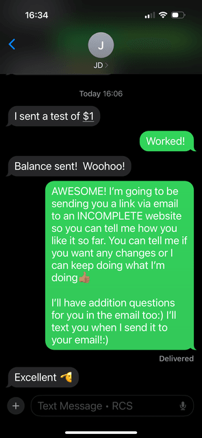 Payment proof